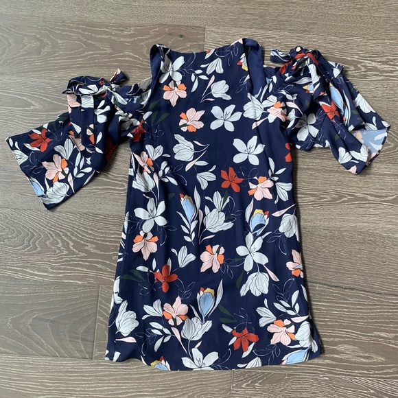 Parker Moonbeam cold-shoulder mini shift dress - Picture 8 of 8